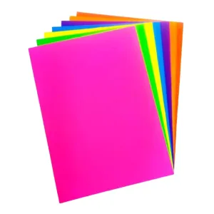 Cartulina Fluorescente