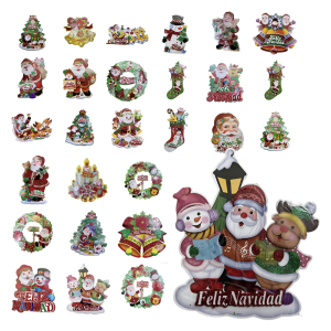 Figura Navideña Carton