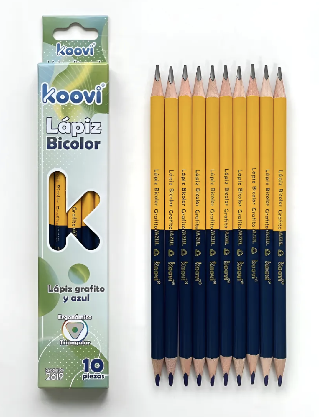 Lápiz Dúo Azul