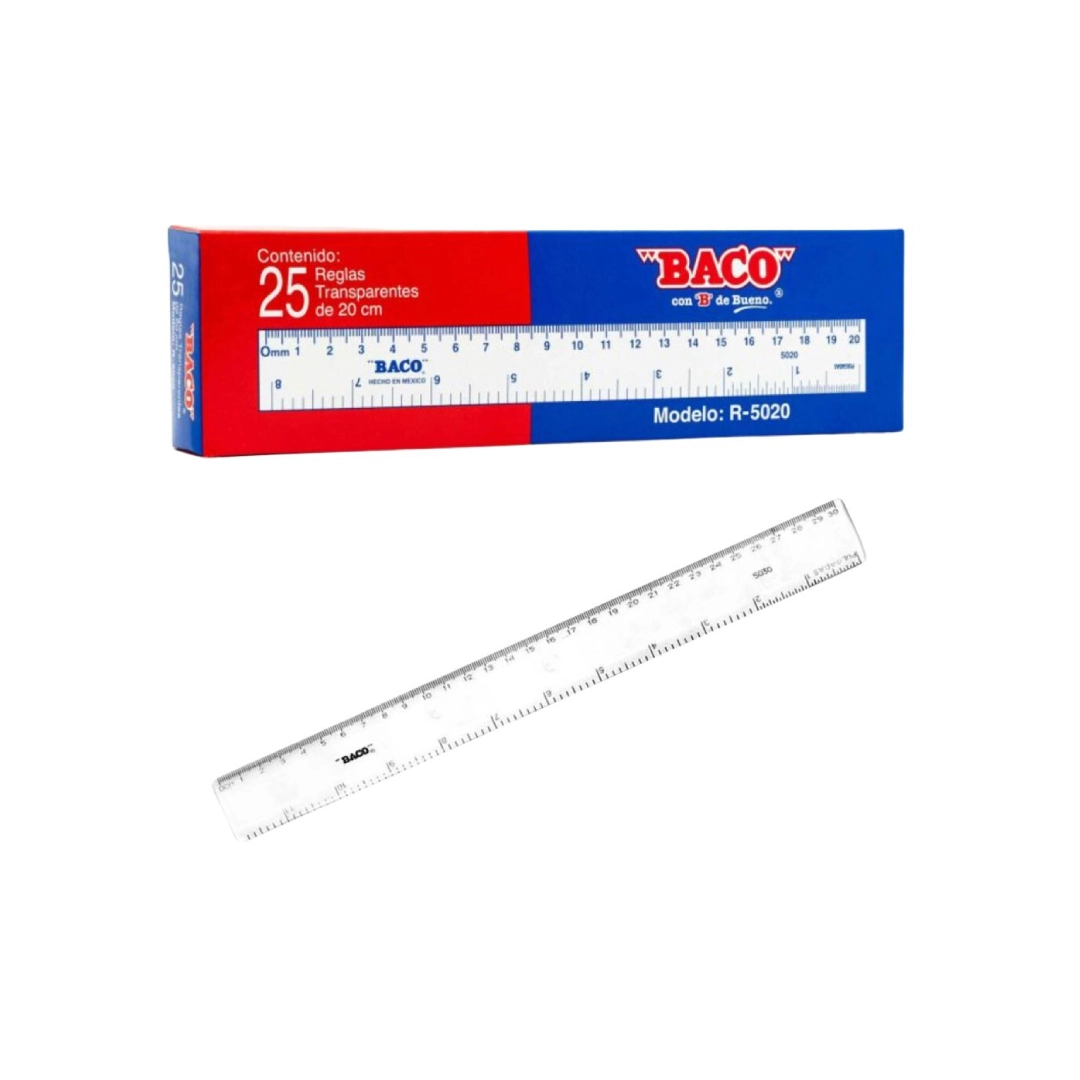 Regla de Plástico
